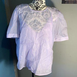 Elegant Lavender Blouse